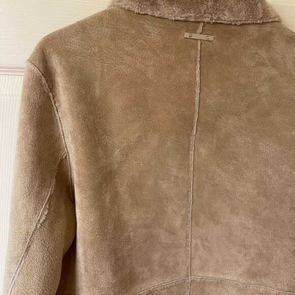 Guess Suede Leather Jacket / Coat - Picture 10 of 14